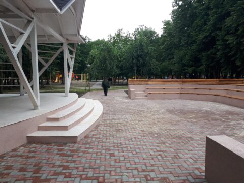 construcție parc Ungheni