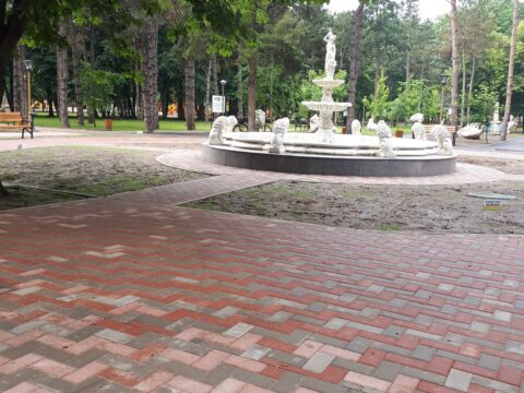 construcție parc Ungheni