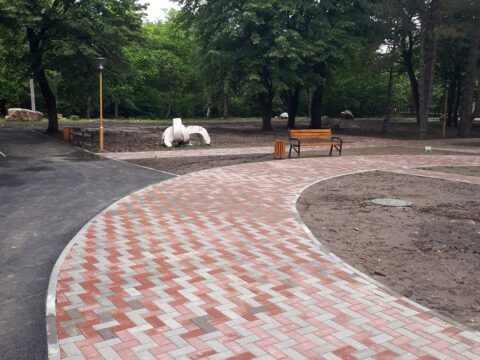 construcție parc Ungheni