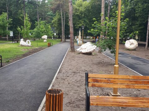 construcție parc Ungheni