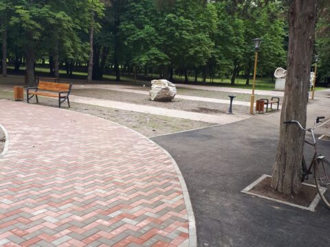 construcție parc Ungheni