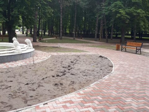 construcție parc Ungheni