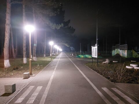 construcție parc Ungheni